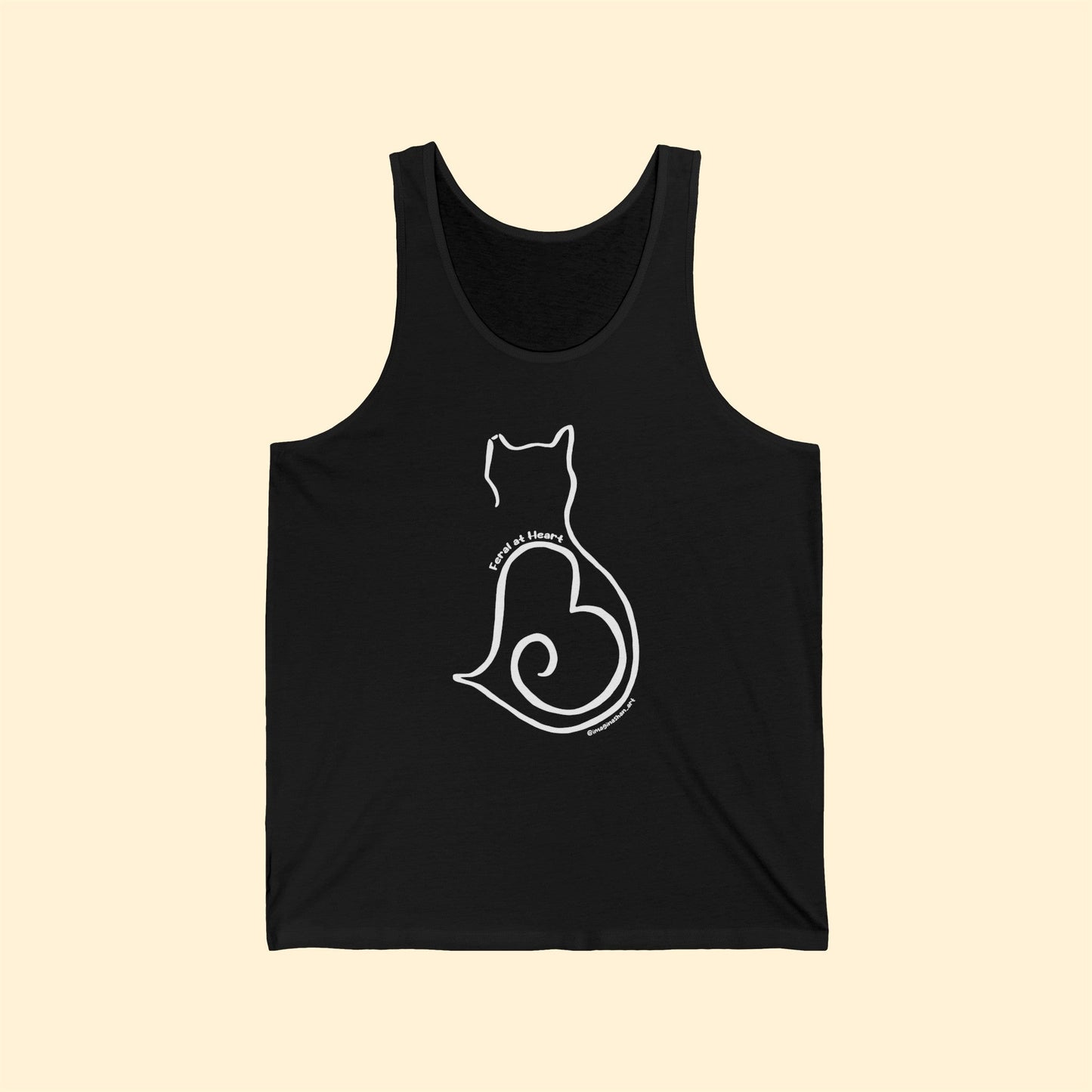 Silhouette | FUNDRAISER for Feral at Heart | Unisex Jersey Tank - Detezi Designs-31916869878155235029