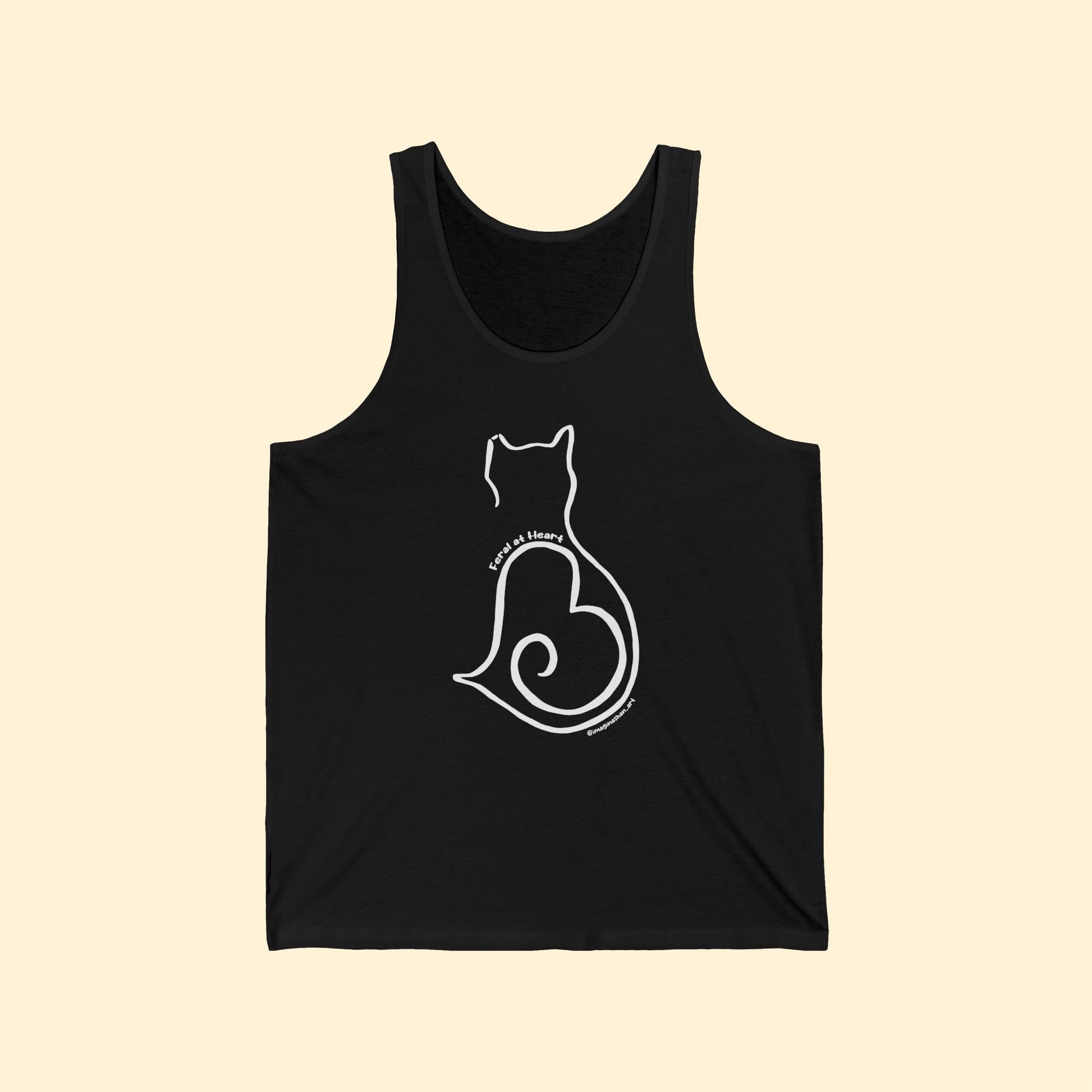 Silhouette | FUNDRAISER for Feral at Heart | Unisex Jersey Tank - Detezi Designs - 31916869878155235029