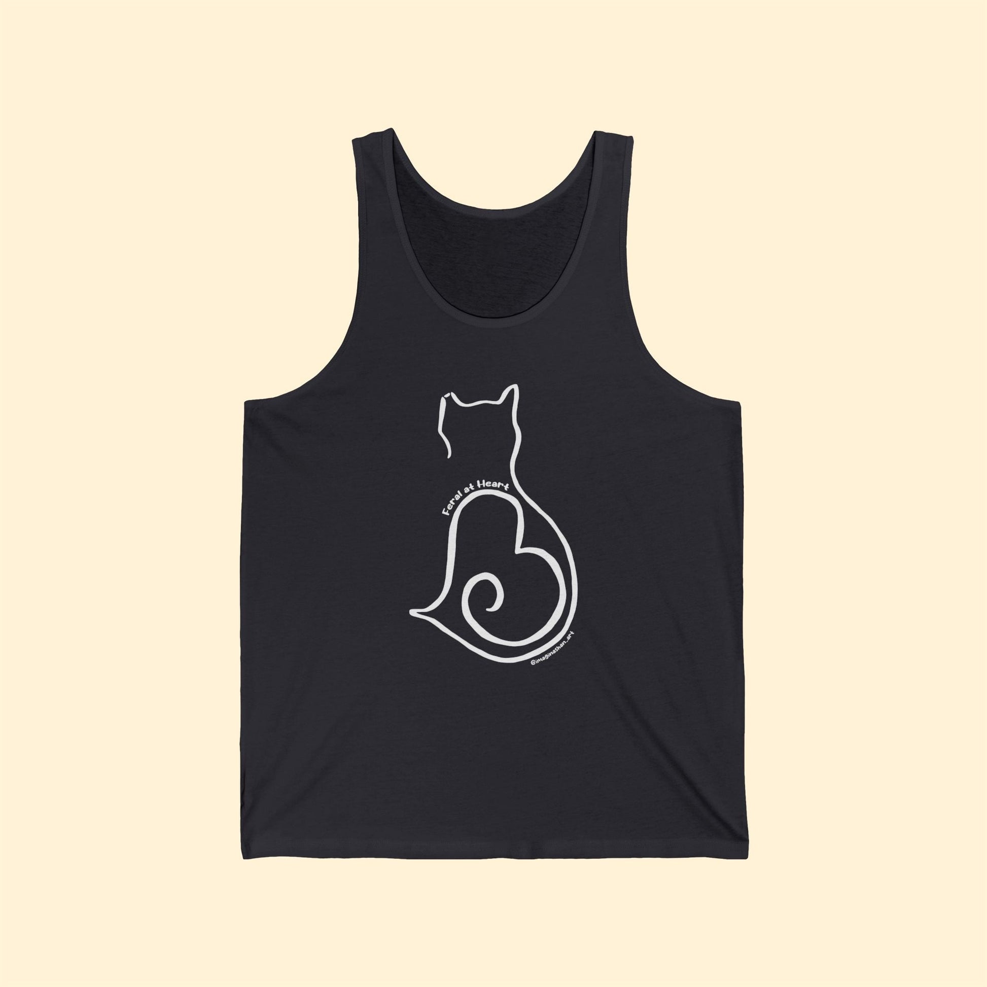 Silhouette | FUNDRAISER for Feral at Heart | Unisex Jersey Tank - Detezi Designs - 89054957953316258674