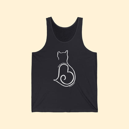 Silhouette | FUNDRAISER for Feral at Heart | Unisex Jersey Tank - Detezi Designs - 89054957953316258674