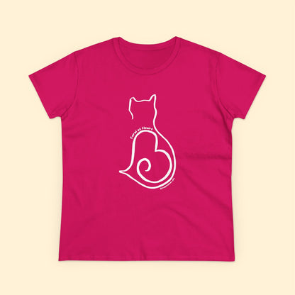 Silhouette | FUNDRAISER for Feral At Heart | Women's Midweight Cotton Tee - Detezi Designs - 10893688541598359120