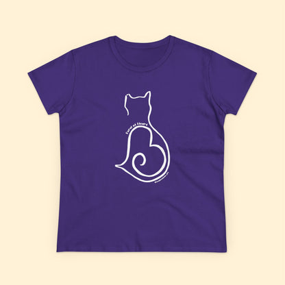Silhouette | FUNDRAISER for Feral At Heart | Women's Midweight Cotton Tee - Detezi Designs - 21418586859433376489