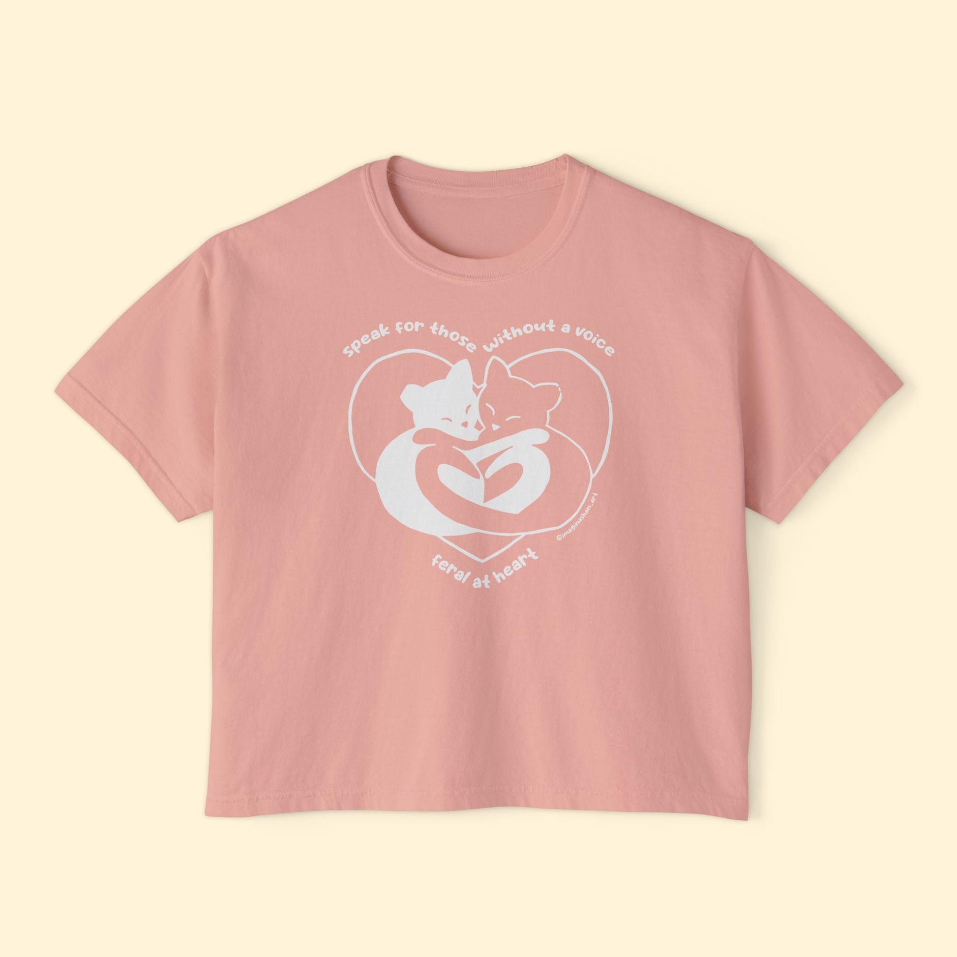 Speak For Those Without A Voice | FUNDRAISER for Feral At Heart | Comfort Colors Boxy Tee - Detezi Designs - 16804441347290801915