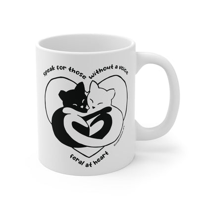 Speak For Those Without A Voice | FUNDRAISER for Feral At Heart | Mug - Detezi Designs-19522984302121886923