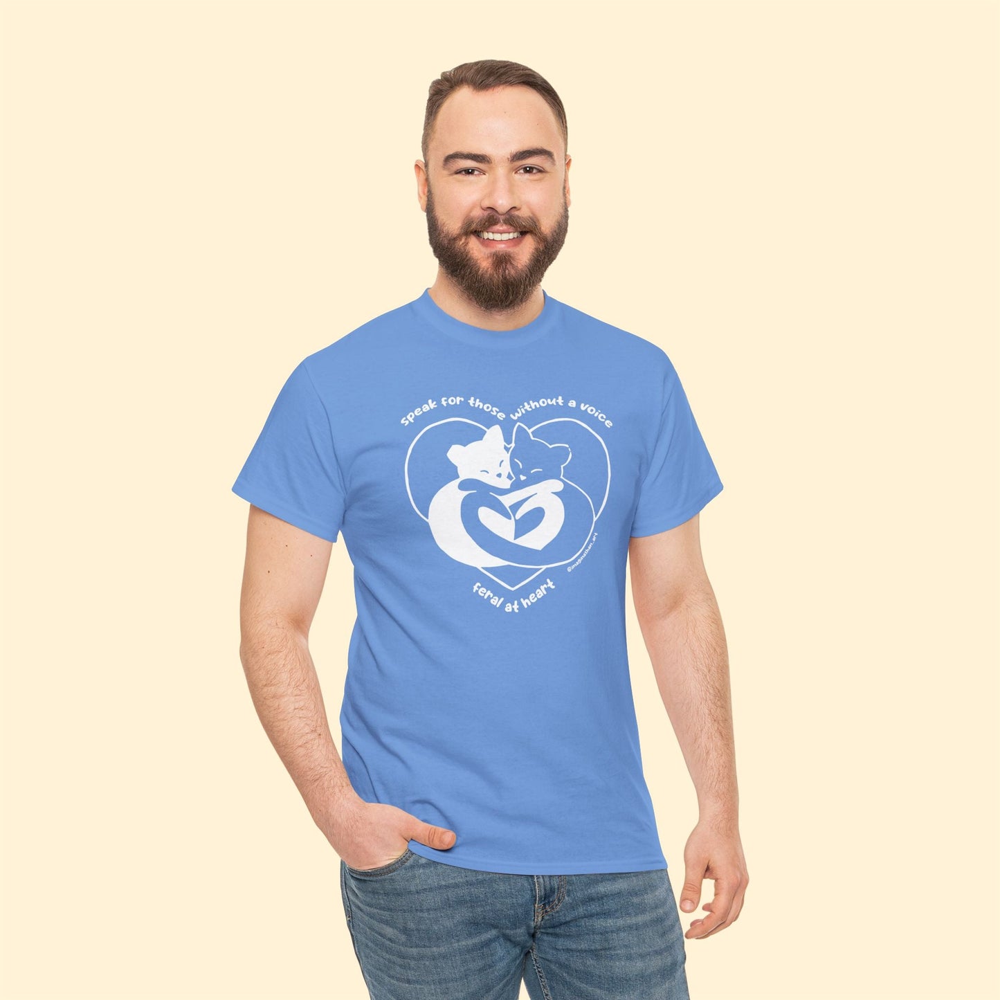 Speak For Those Without A Voice | FUNDRAISER for Feral At Heart | T-shirt - Detezi Designs - 12368631382417160398