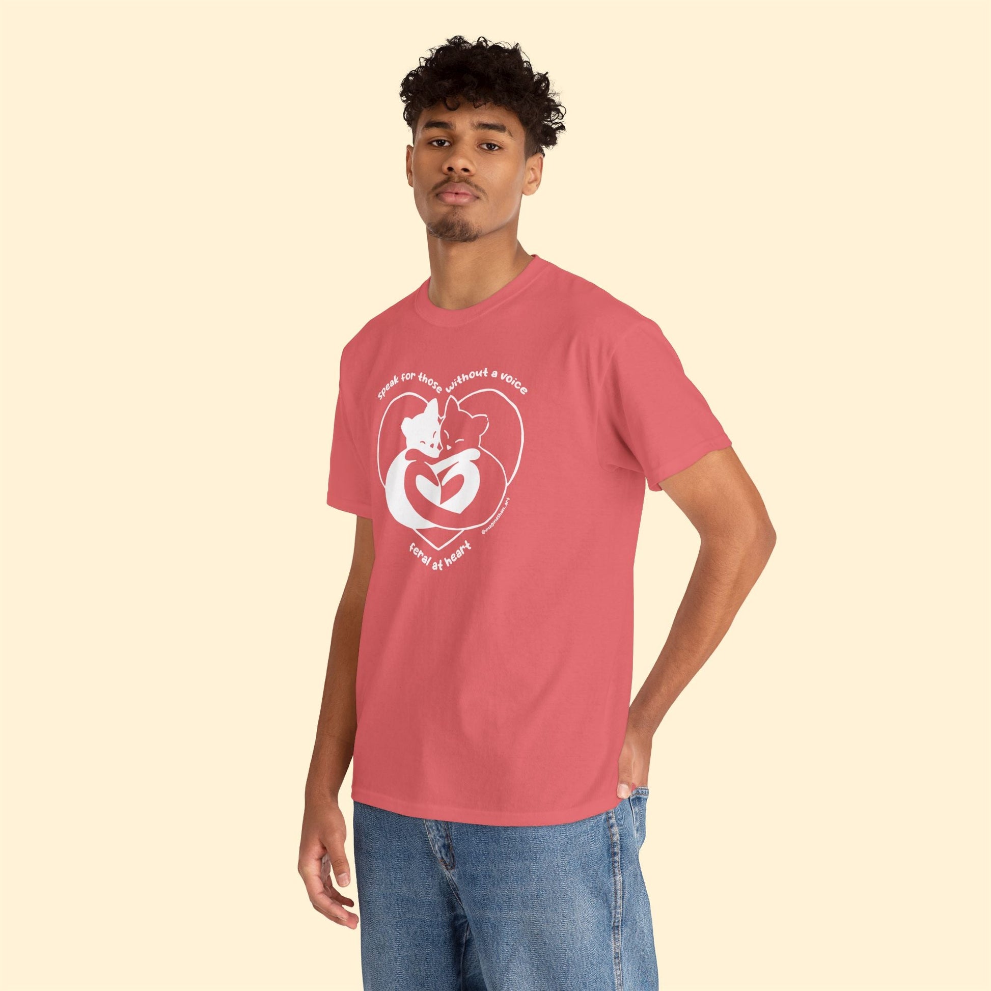 Speak For Those Without A Voice | FUNDRAISER for Feral At Heart | T-shirt - Detezi Designs - 12368631382417160398