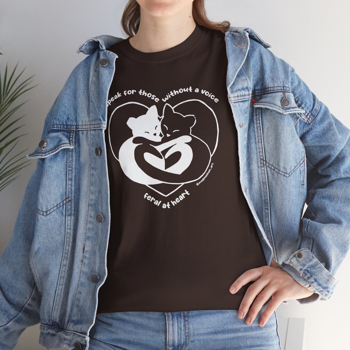 Speak For Those Without A Voice | FUNDRAISER for Feral At Heart | T-shirt - Detezi Designs - 15857424693183010971