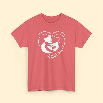 Speak For Those Without A Voice | FUNDRAISER for Feral At Heart | T-shirt - Detezi Designs - 15857424693183010971