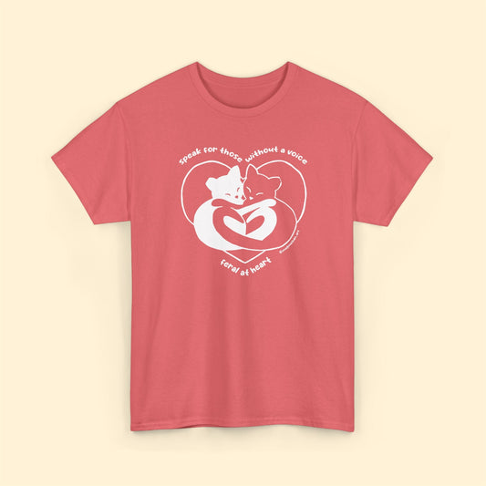 Speak For Those Without A Voice | FUNDRAISER for Feral At Heart | T-shirt - Detezi Designs - 15857424693183010971