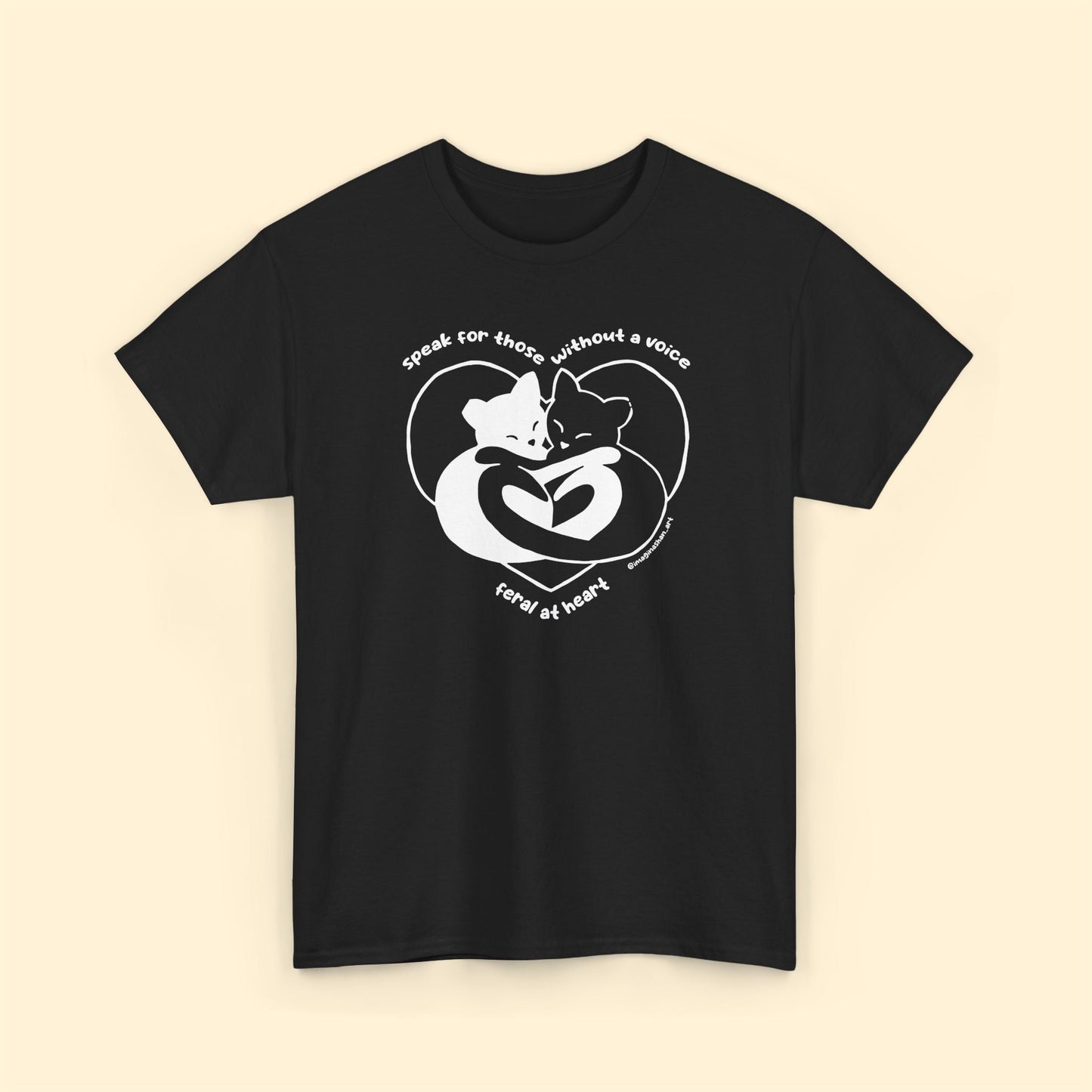 Speak For Those Without A Voice | FUNDRAISER for Feral At Heart | T-shirt - Detezi Designs - 24283883672240091660