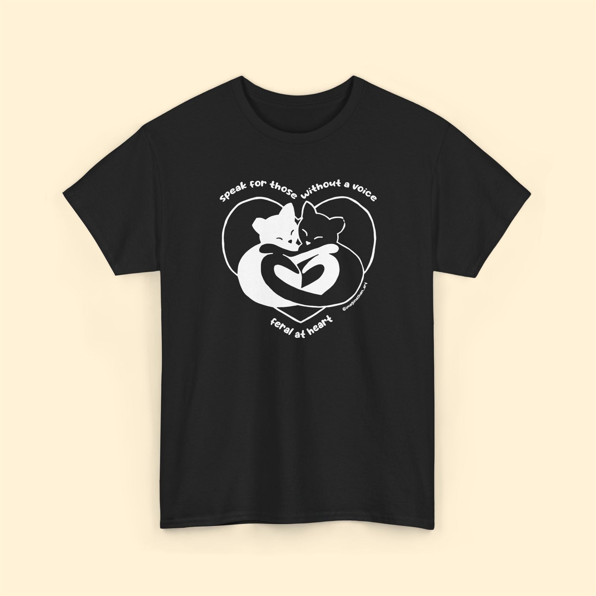 Speak For Those Without A Voice | FUNDRAISER for Feral At Heart | T-shirt - Detezi Designs - 24283883672240091660