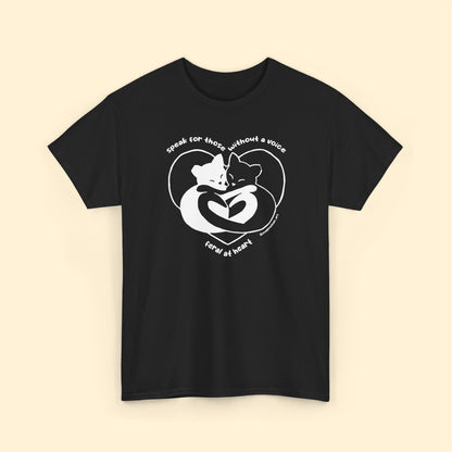 Speak For Those Without A Voice | FUNDRAISER for Feral At Heart | T-shirt - Detezi Designs - 24283883672240091660