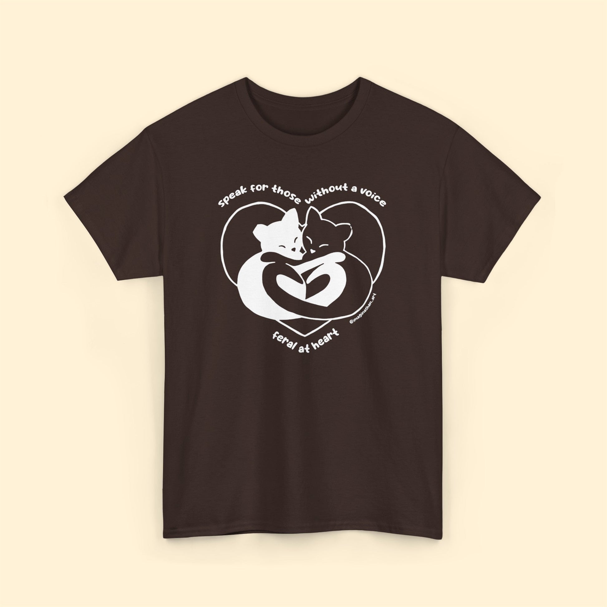 Speak For Those Without A Voice | FUNDRAISER for Feral At Heart | T-shirt - Detezi Designs-26160438518677326196