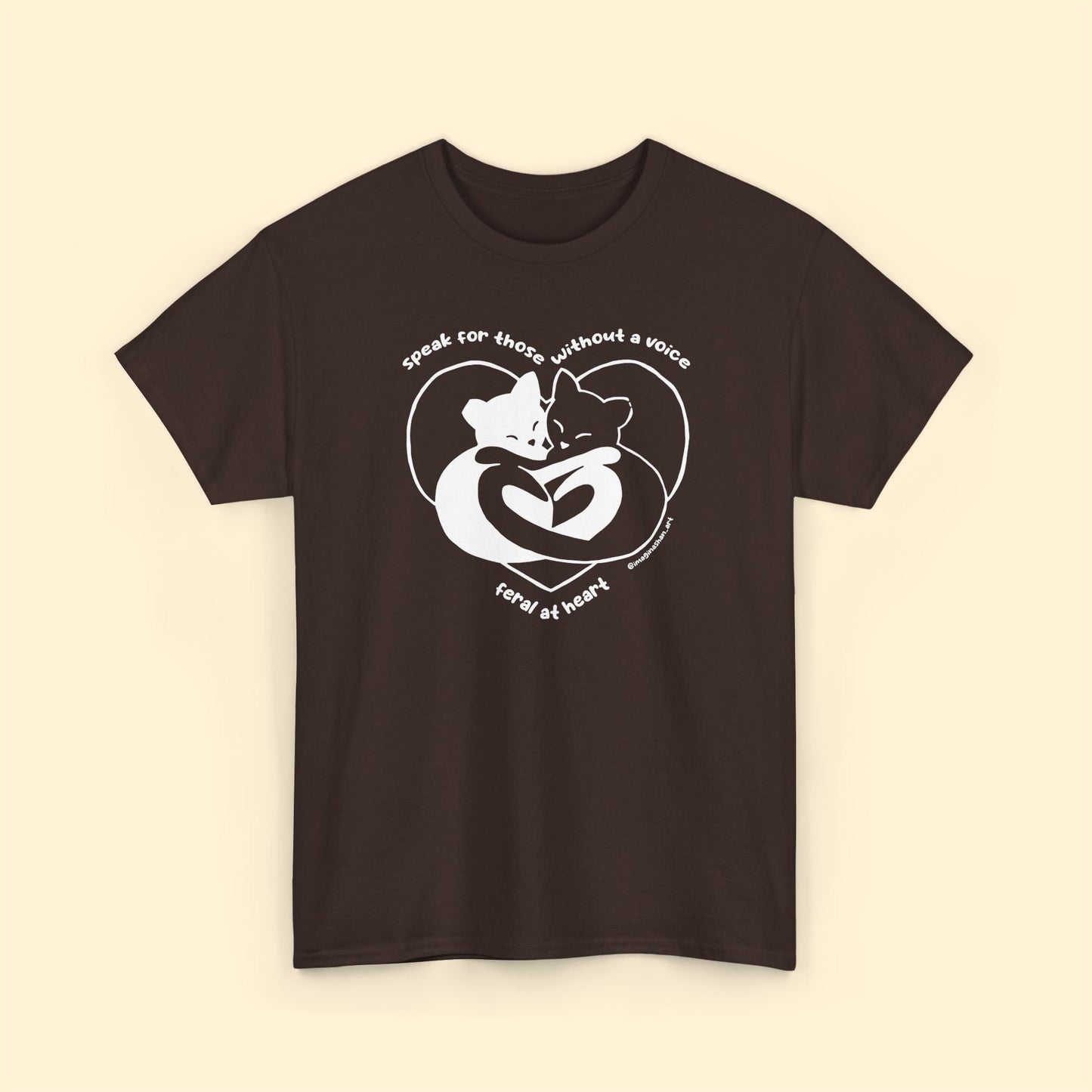 Speak For Those Without A Voice | FUNDRAISER for Feral At Heart | T-shirt - Detezi Designs - 26160438518677326196