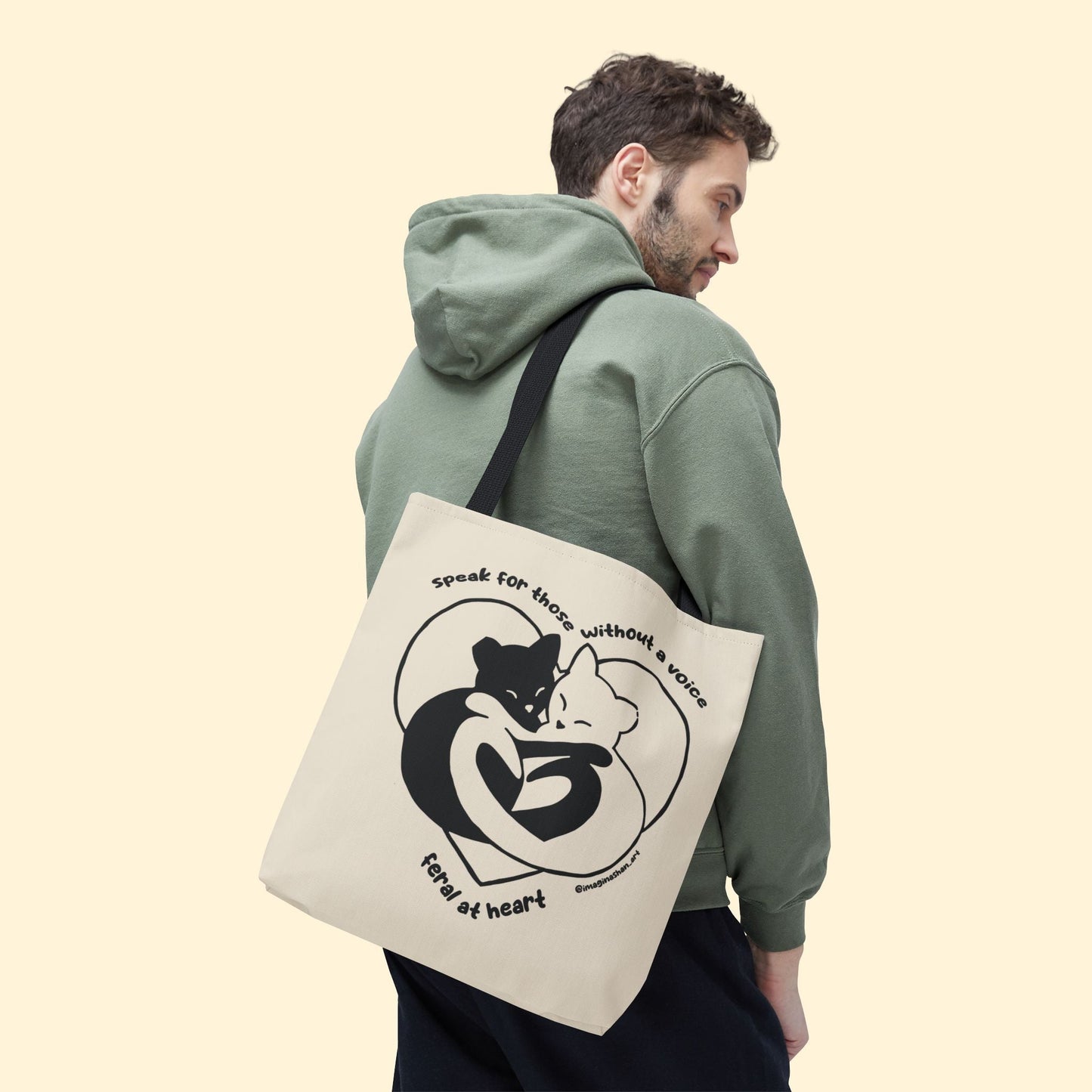 Speak For Those Without A Voice | FUNDRAISER for Feral At Heart | Tote Bag - Detezi Designs - 10766650281716070670