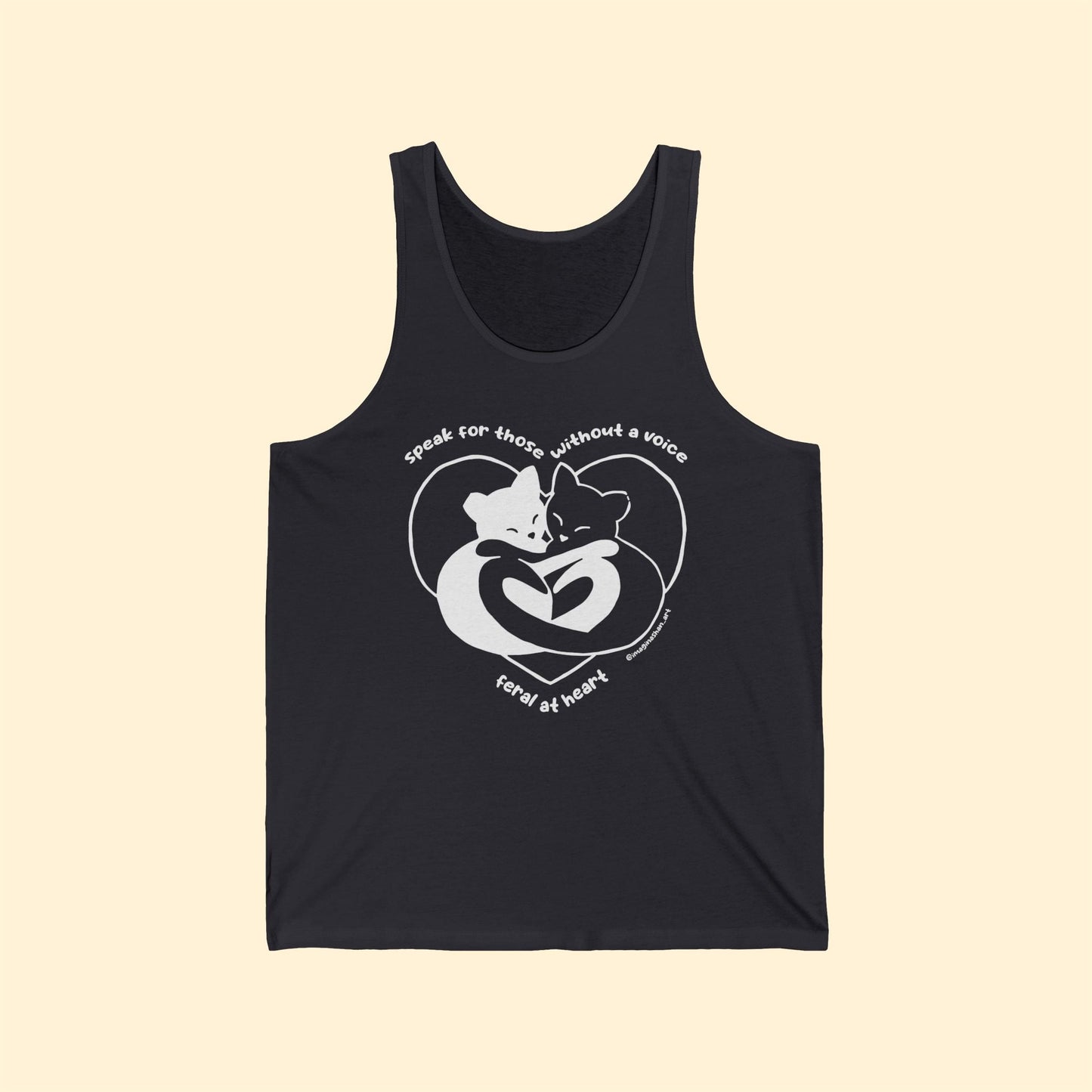 Speak For Those Without A Voice | FUNDRAISER for Feral at Heart | Unisex Jersey Tank - Detezi Designs - 20397046761990834360