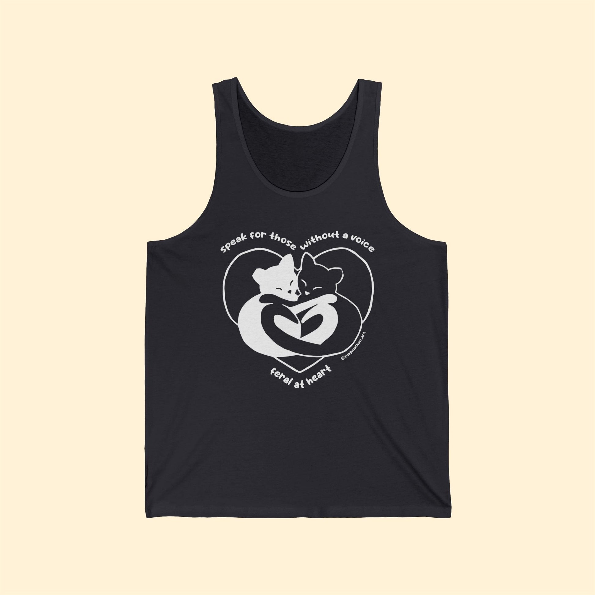Speak For Those Without A Voice | FUNDRAISER for Feral at Heart | Unisex Jersey Tank - Detezi Designs - 20397046761990834360