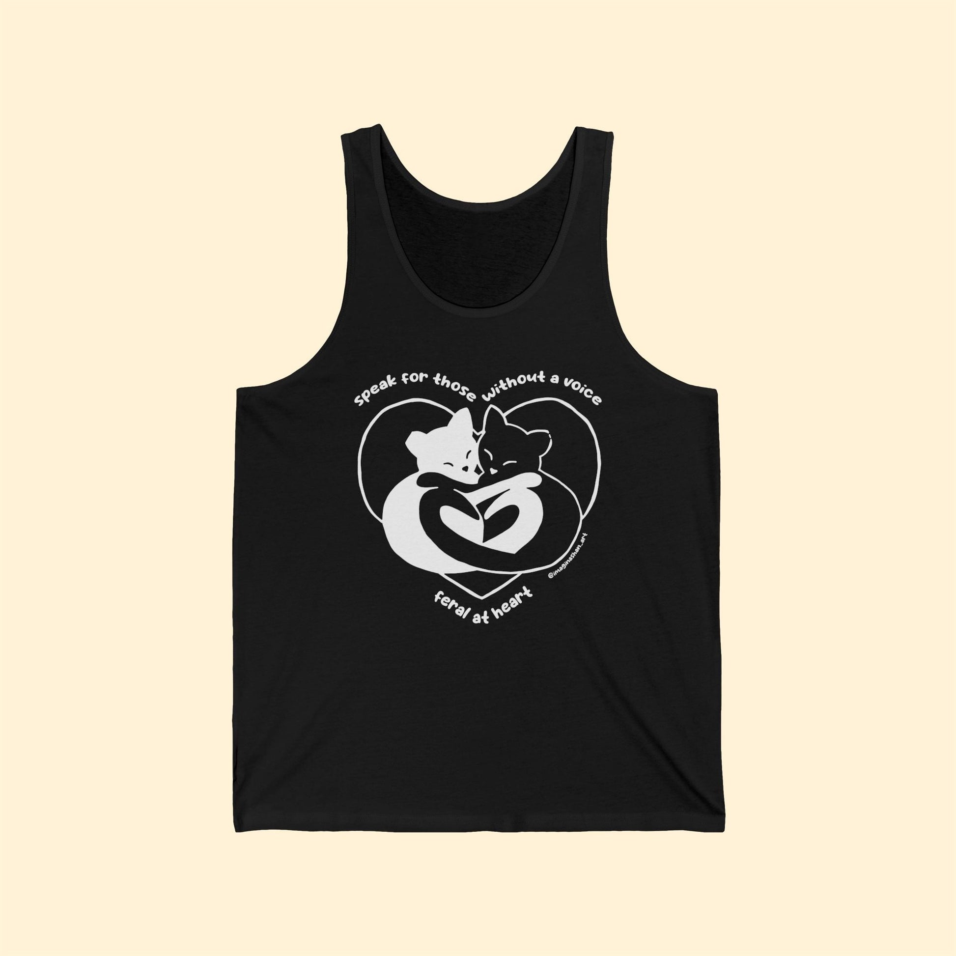 Speak For Those Without A Voice | FUNDRAISER for Feral at Heart | Unisex Jersey Tank - Detezi Designs - 20647623480130743252