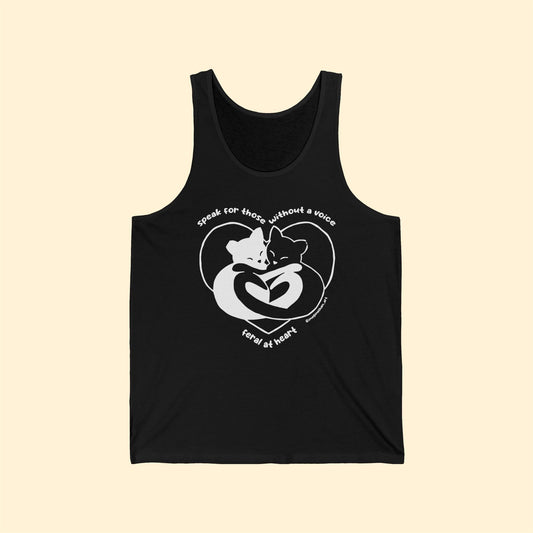 Speak For Those Without A Voice | FUNDRAISER for Feral at Heart | Unisex Jersey Tank - Detezi Designs - 20647623480130743252
