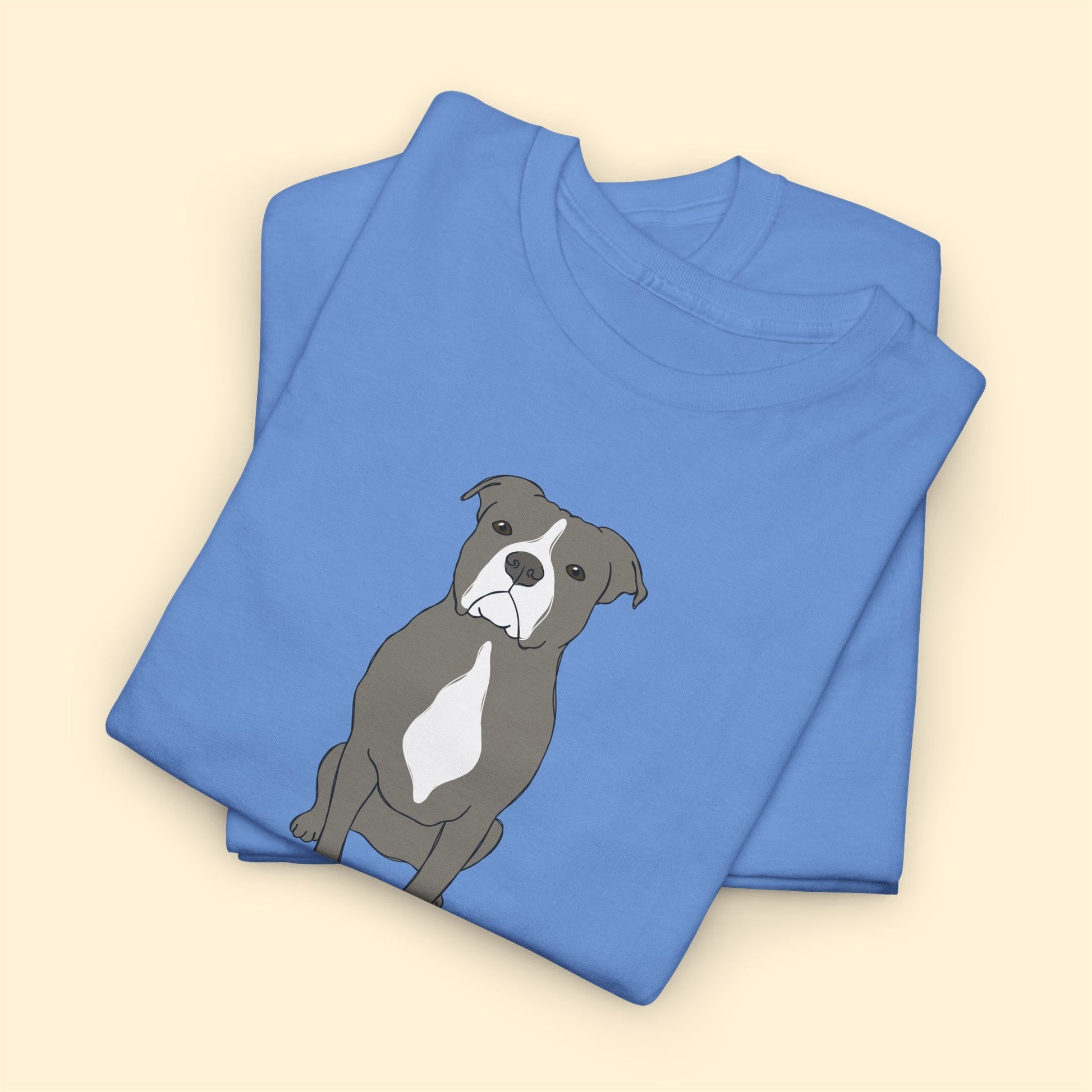 Staffy Mom | Unisex T-shirt - Detezi Designs-18285255307455000245