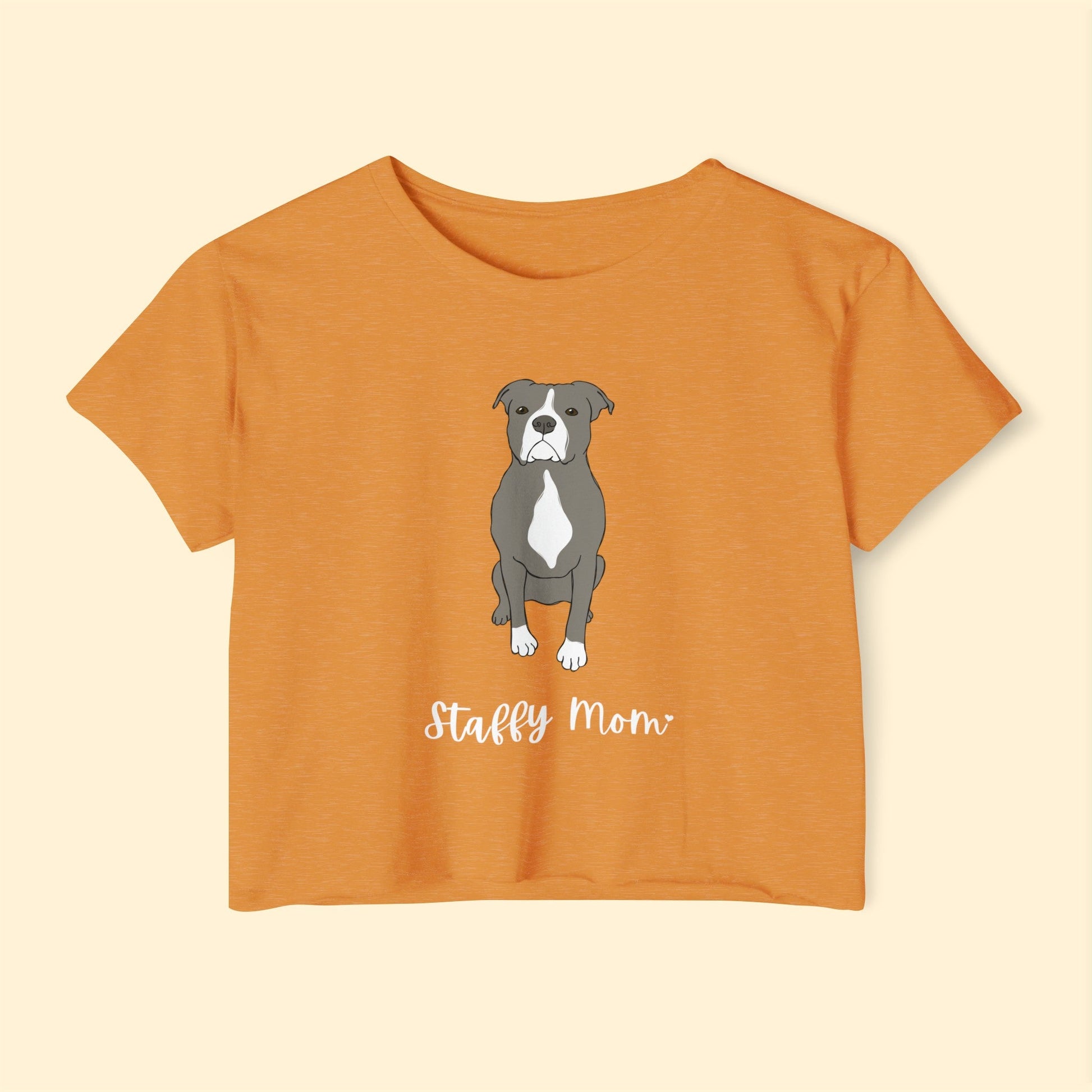 Staffy Mom | Women's Festival Crop Top - Detezi Designs-20627980748767185087