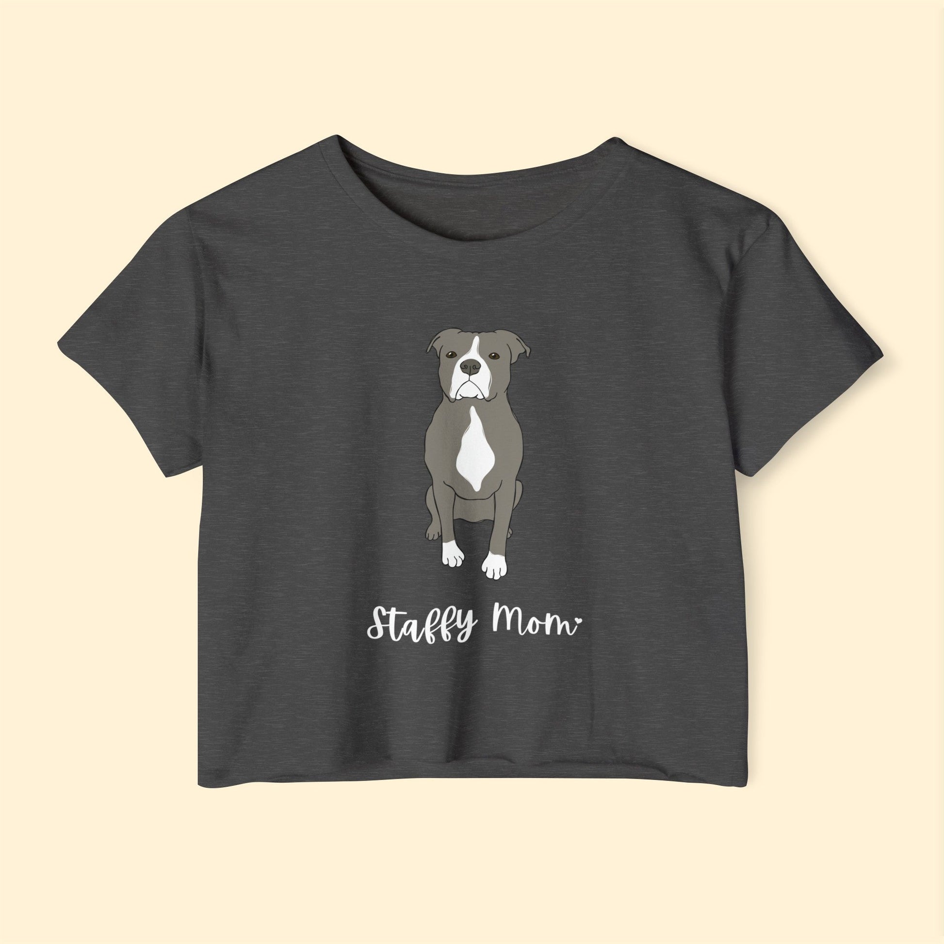 Staffy Mom | Women's Festival Crop Top - Detezi Designs-25070014319677159300