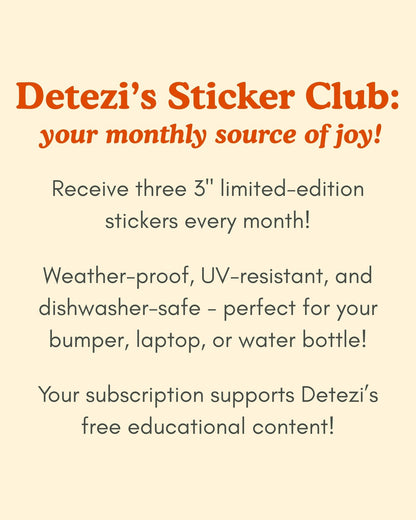 Sticker Club! - Detezi Designs - 
