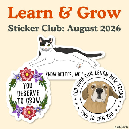 Sticker Club: Monthly Subscription - Detezi Designs-