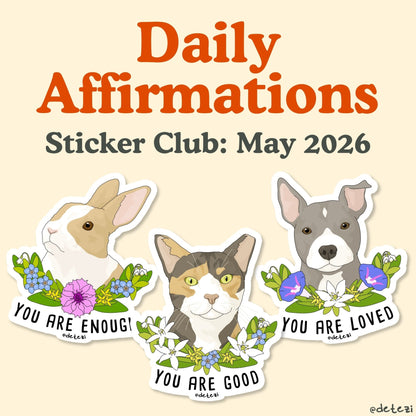 Sticker Club: Monthly Subscription - Detezi Designs - 