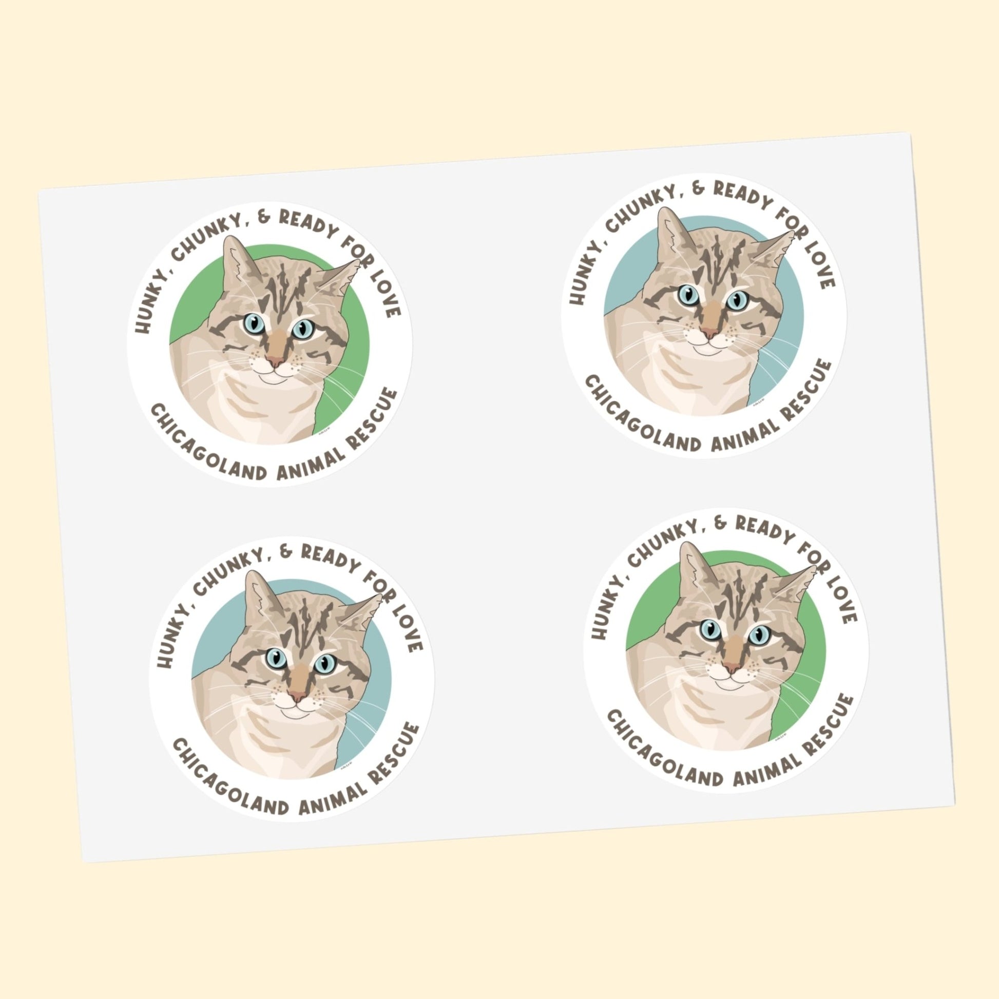 Stickers | FUNDRAISER | Chicagoland Animal Rescue - Detezi Designs - 18914155191675088916