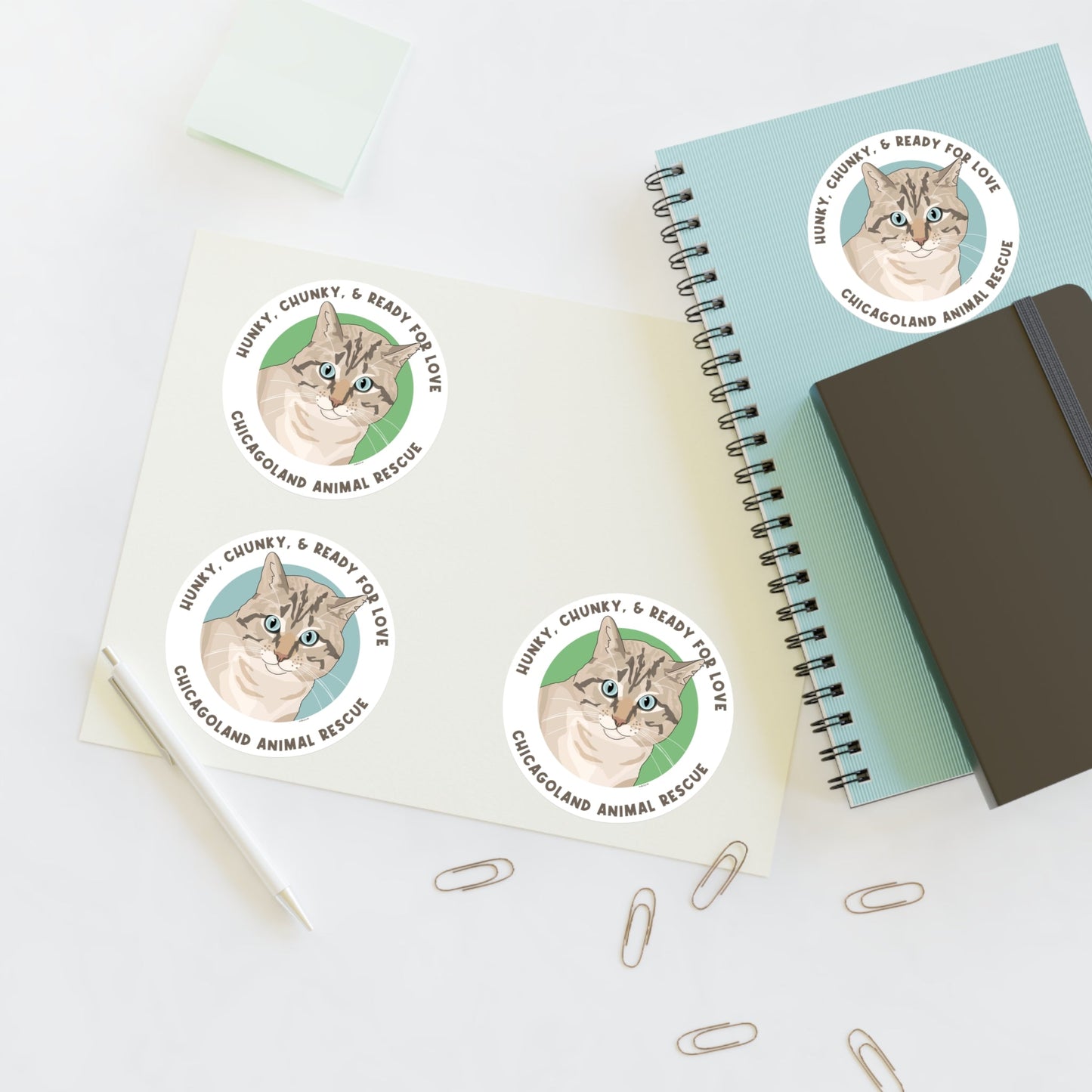 Stickers | FUNDRAISER | Chicagoland Animal Rescue - Detezi Designs - 25018050966282018271