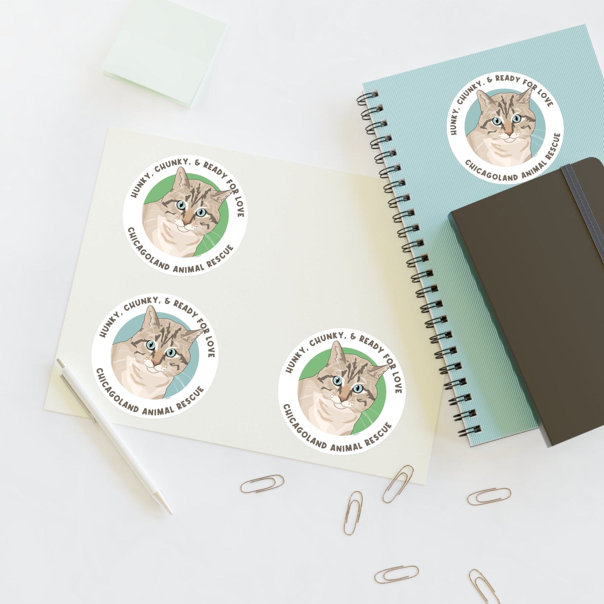 Stickers | FUNDRAISER | Chicagoland Animal Rescue - Detezi Designs - 25018050966282018271