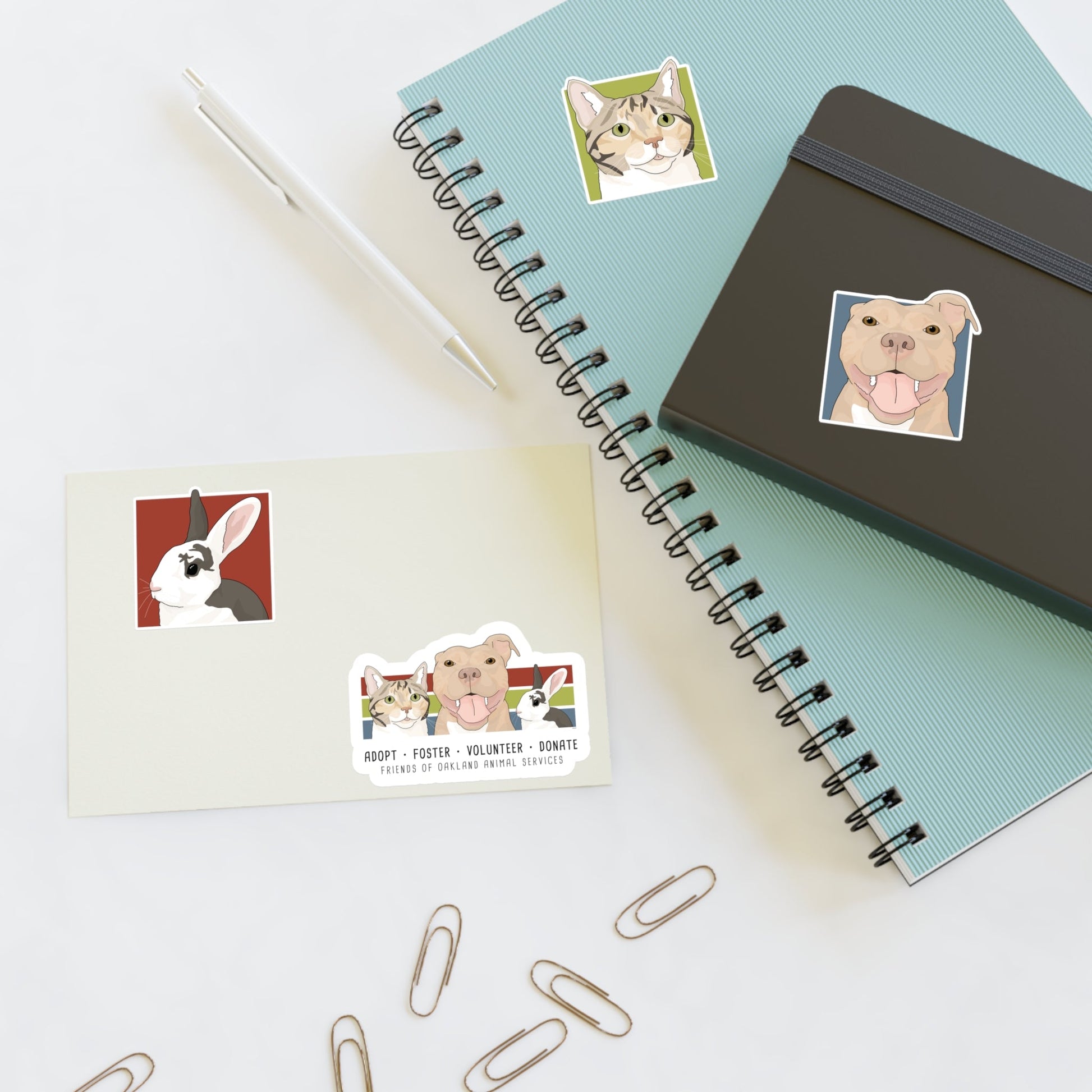Stickers | FUNDRAISER | Friends of Oakland Animal Services - Detezi Designs - 12994980322567261074