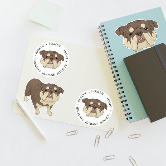 Stickers | FUNDRAISER | Hinsdale Humane Society - Detezi Designs - 26928024072529625787