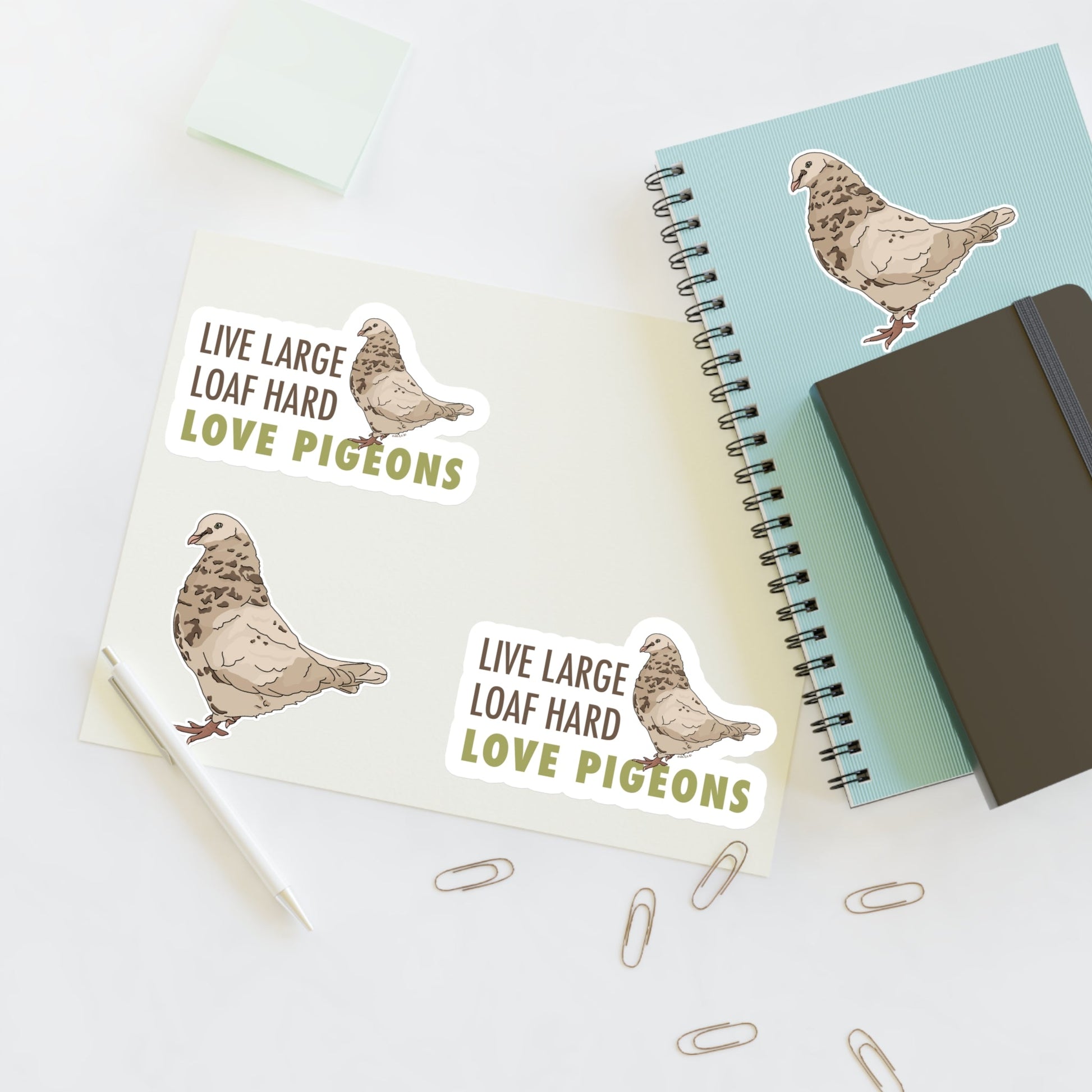 Stickers | FUNDRAISER | Moose's Flock | Loaf Hard - Detezi Designs - 24762148512396194879