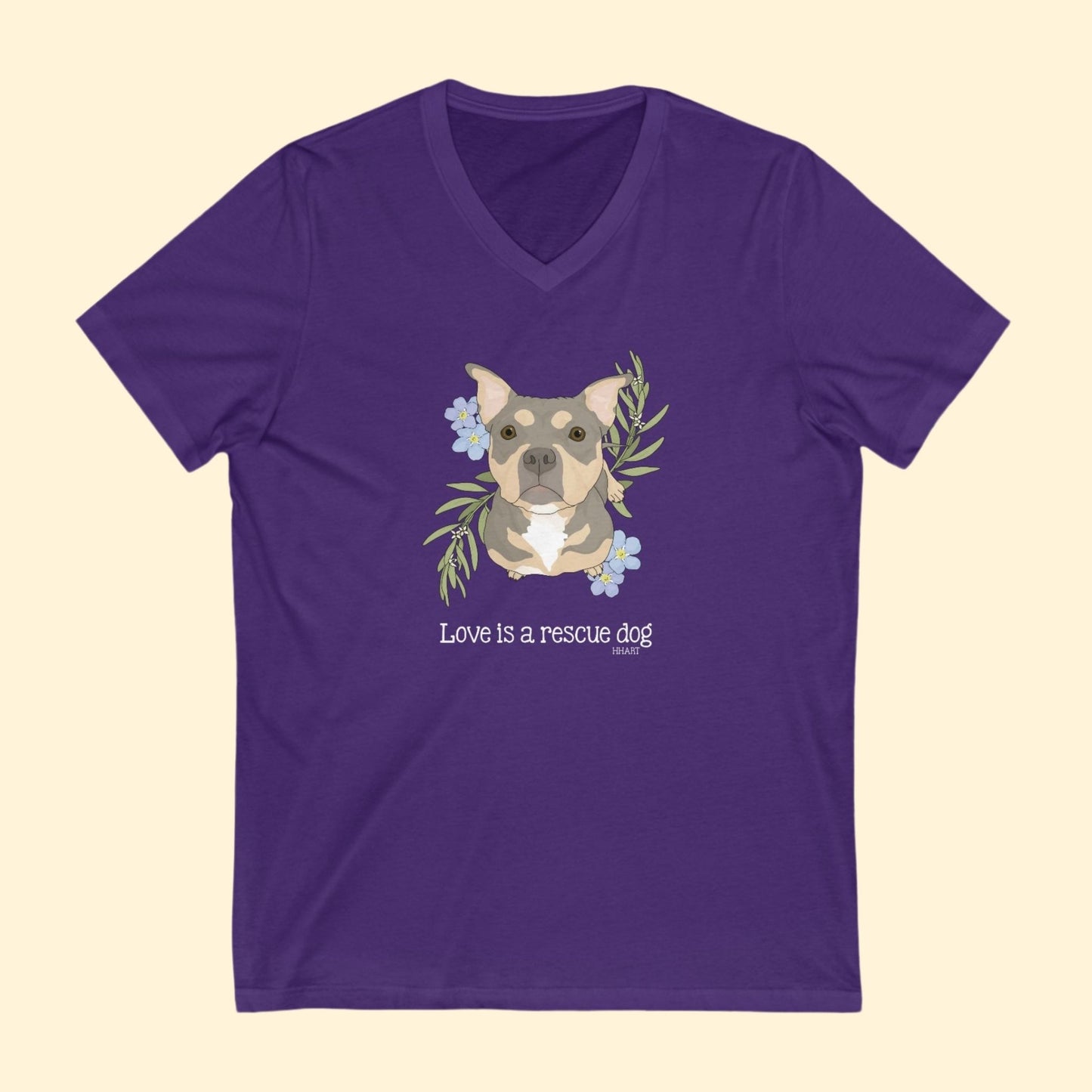 Sunshine | FUNDRAISER for HHART | Unisex V - Neck Tee - Detezi Designs - 23933301511432606717