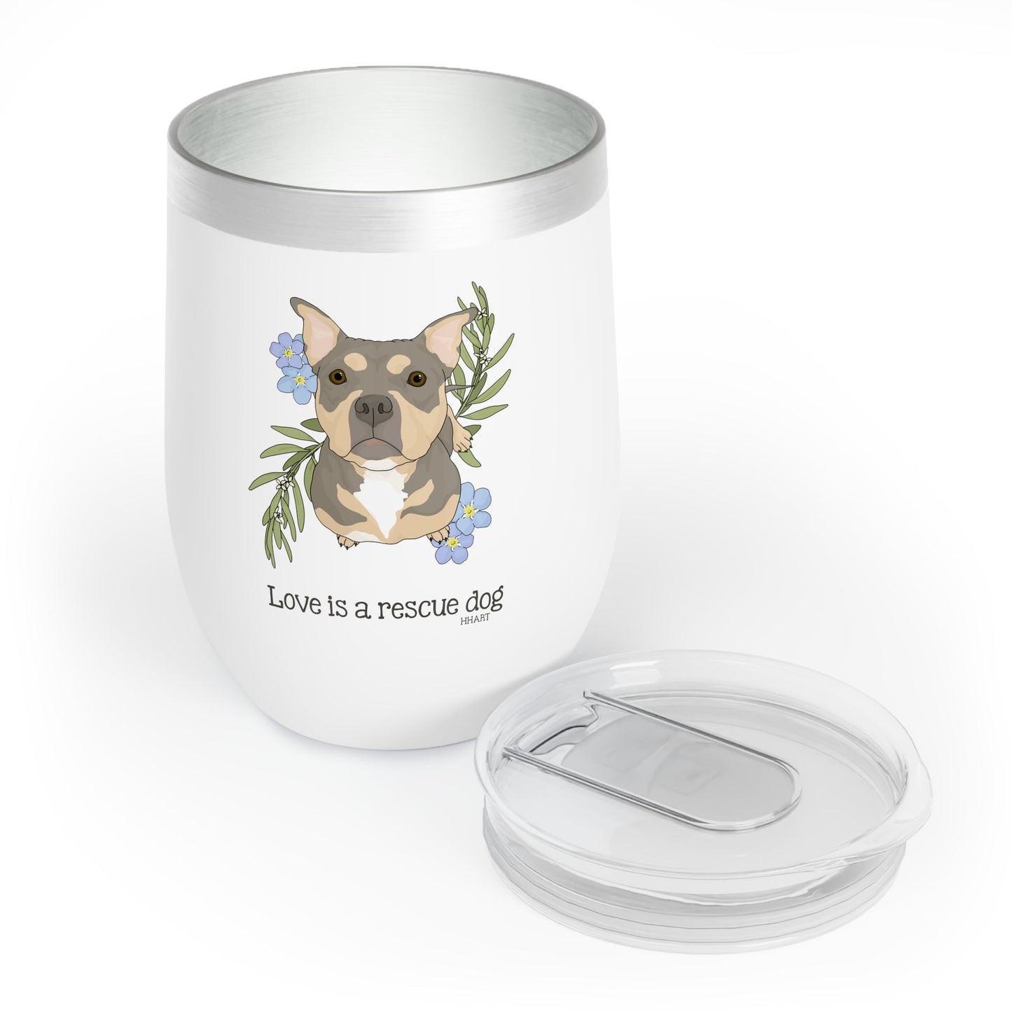Sunshine | FUNDRAISER for HHART | Wine Tumbler - Detezi Designs - 30143118172141281784