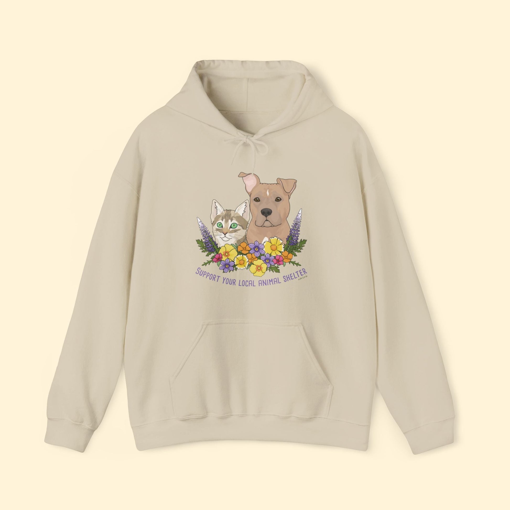 Support Your Local Animal Shelter | Hooded Sweatshirt - Detezi Designs - 75283093498335809139