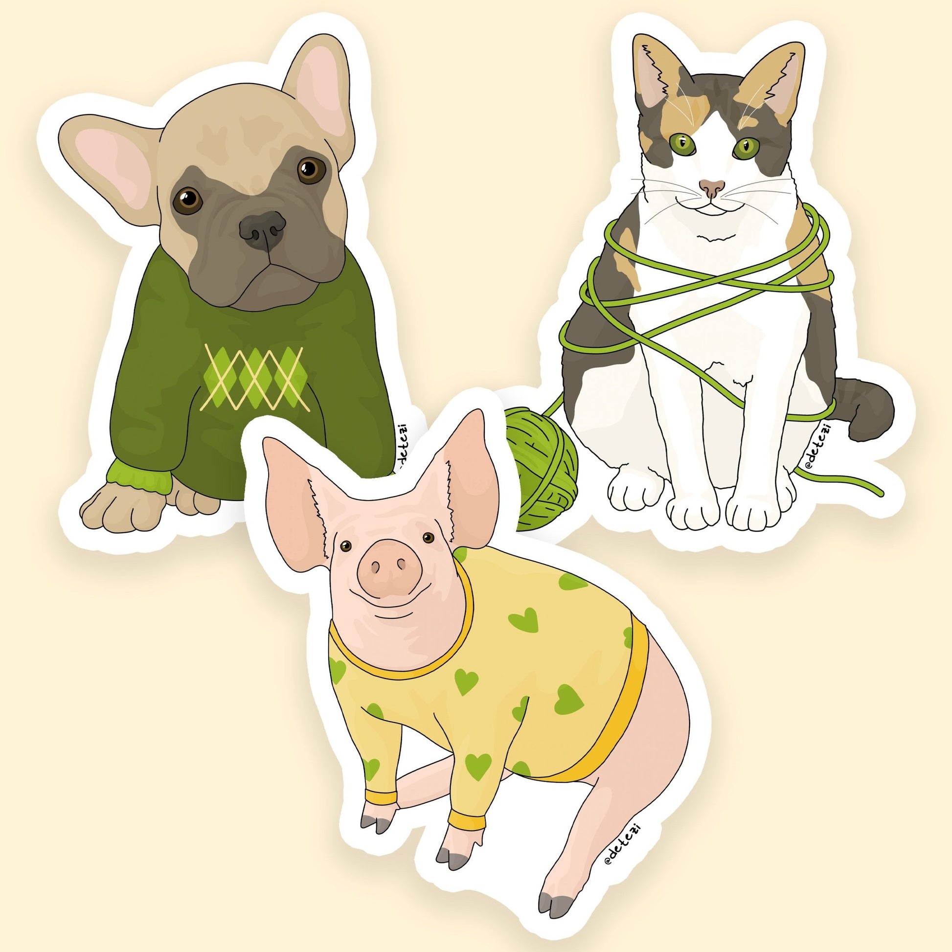 Sweater Weather | November 2025 Sticker Pack - Detezi Designs - 