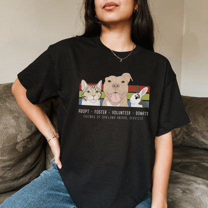 Unisex T-shirt | FUNDRAISER | Friends of Oakland Animal Services