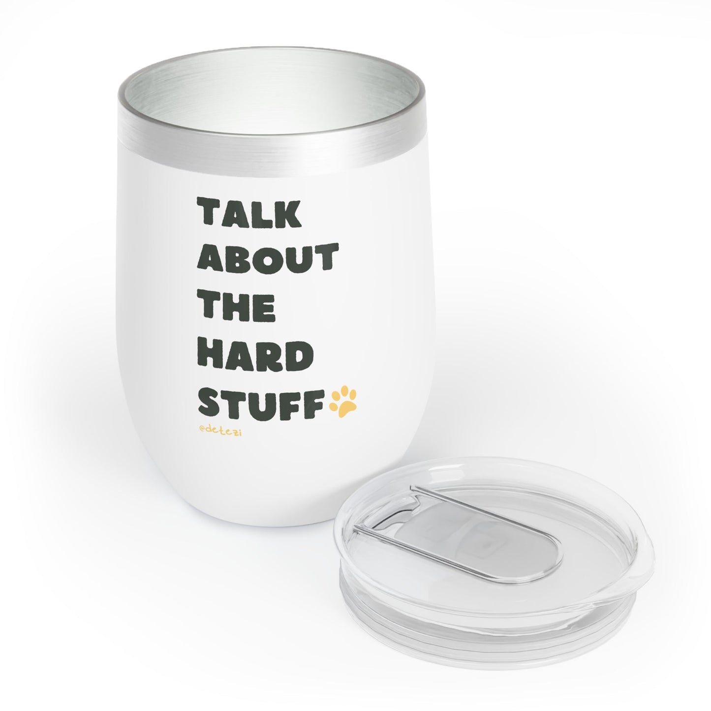 Talk About The Hard Stuff | Wine Tumbler - Detezi Designs-21909176875961338753