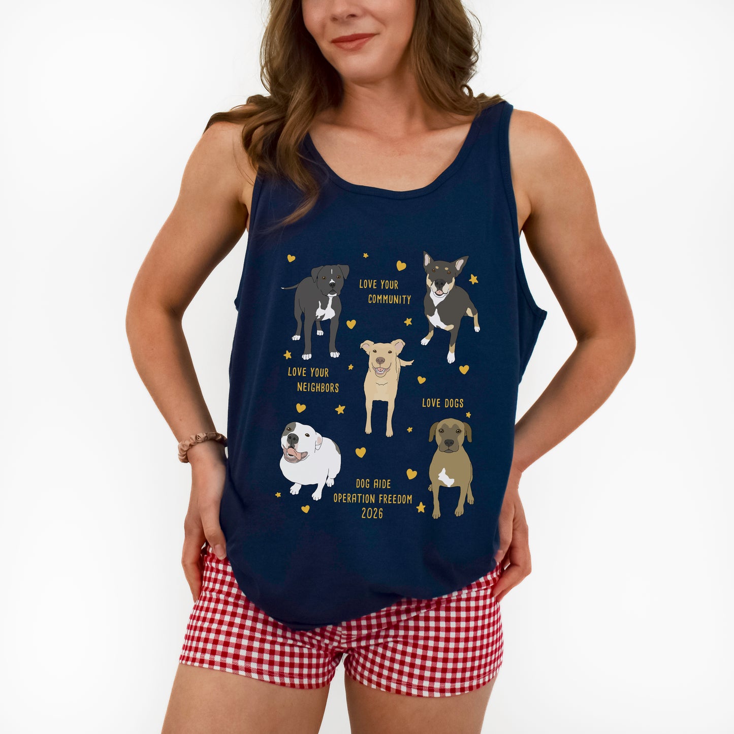 Unisex Tank | FUNDRAISER | Dog Aide | Operation Freedom 2026