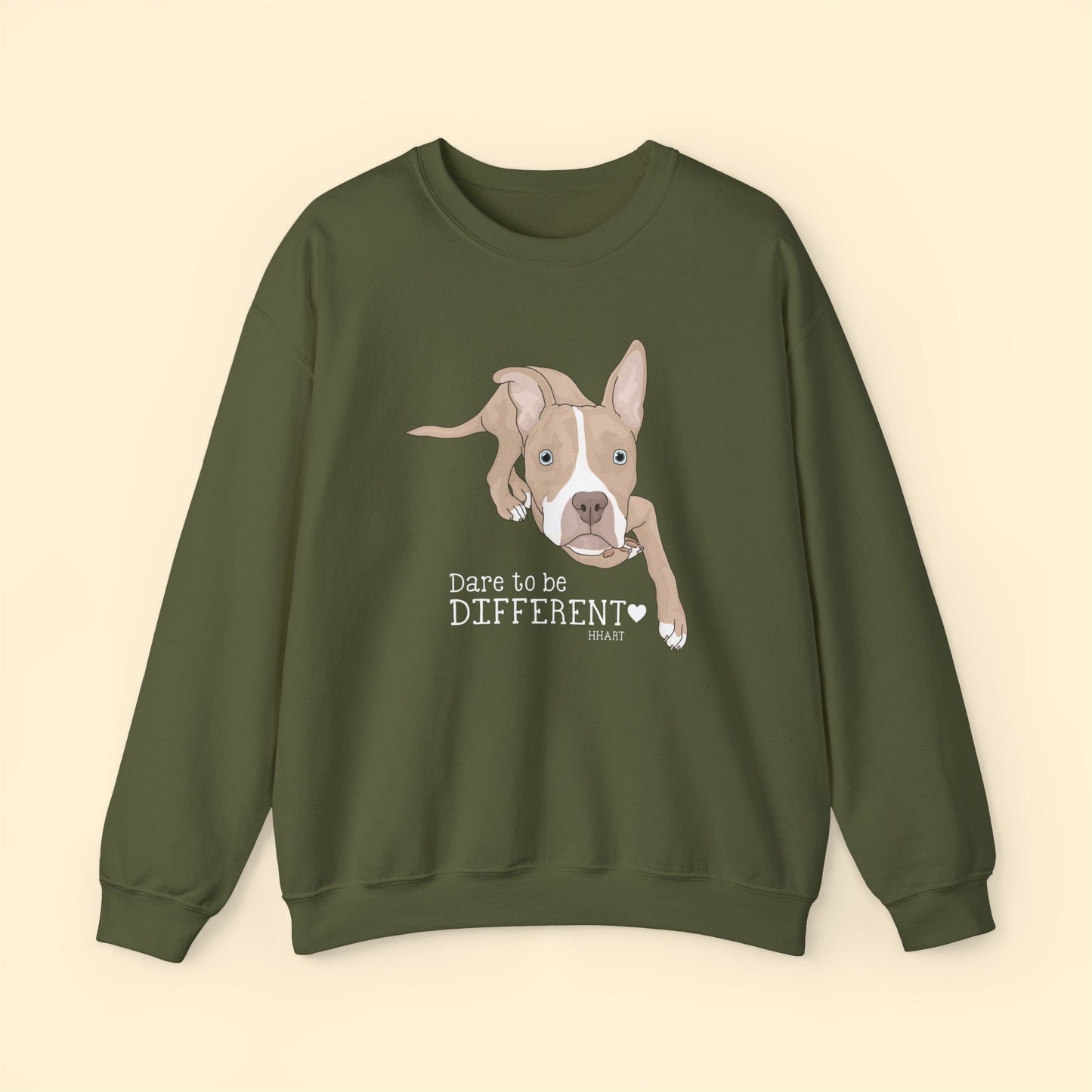 Tater | FUNDRAISER for HHART | Crewneck Sweatshirt - Detezi Designs-17034308459161984128