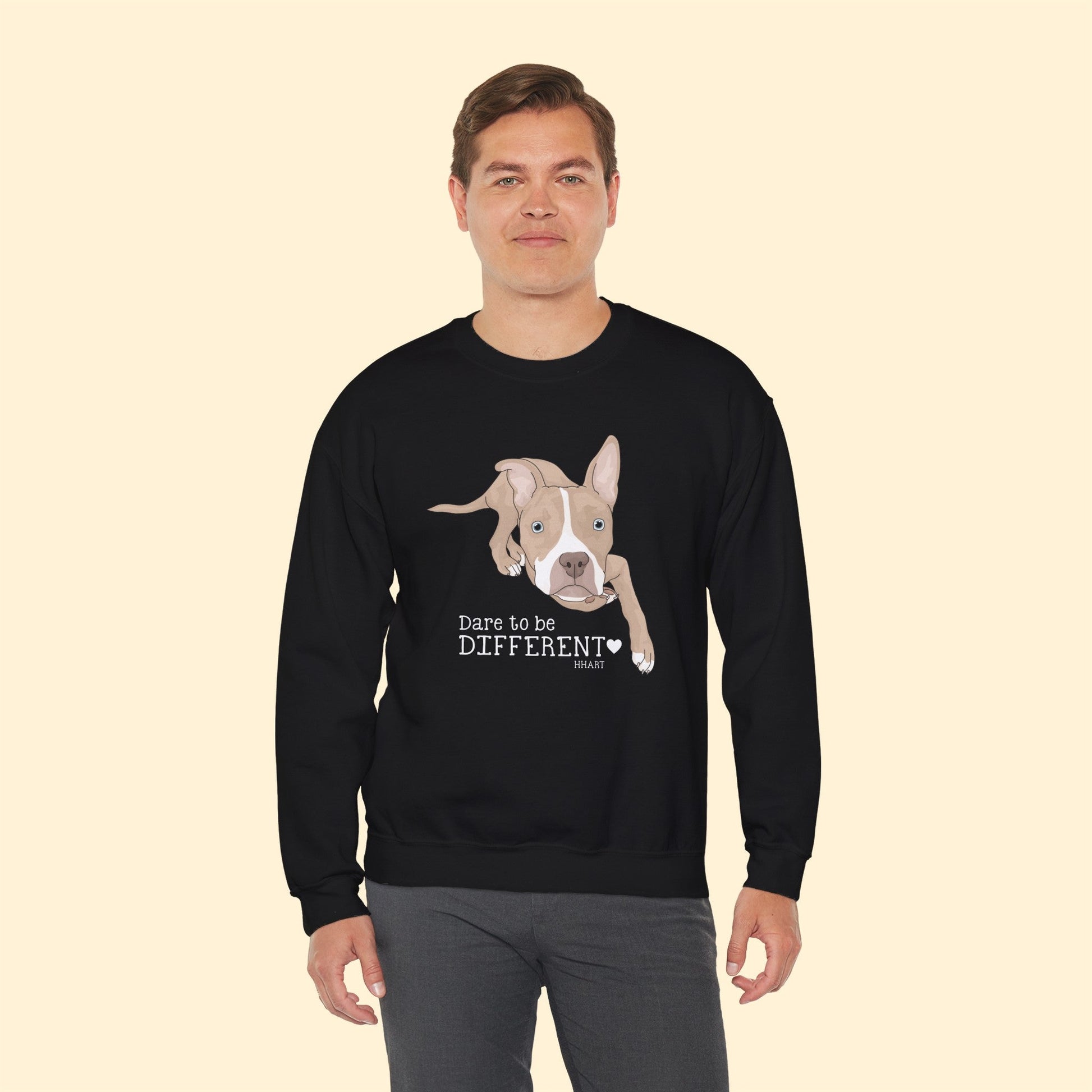 Tater | FUNDRAISER for HHART | Crewneck Sweatshirt - Detezi Designs-29374467790684108383