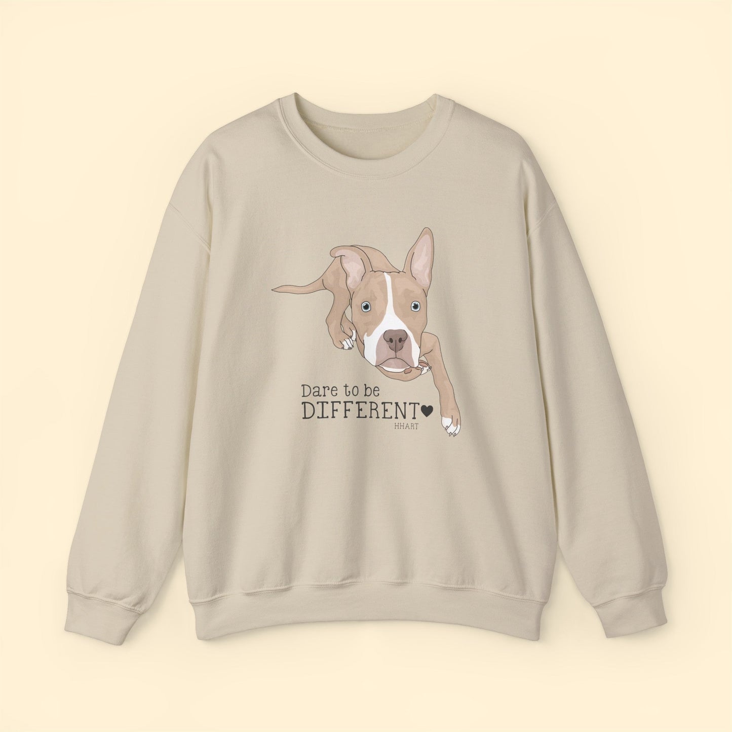 Tater | FUNDRAISER for HHART | Crewneck Sweatshirt - Detezi Designs-93437863932597331604