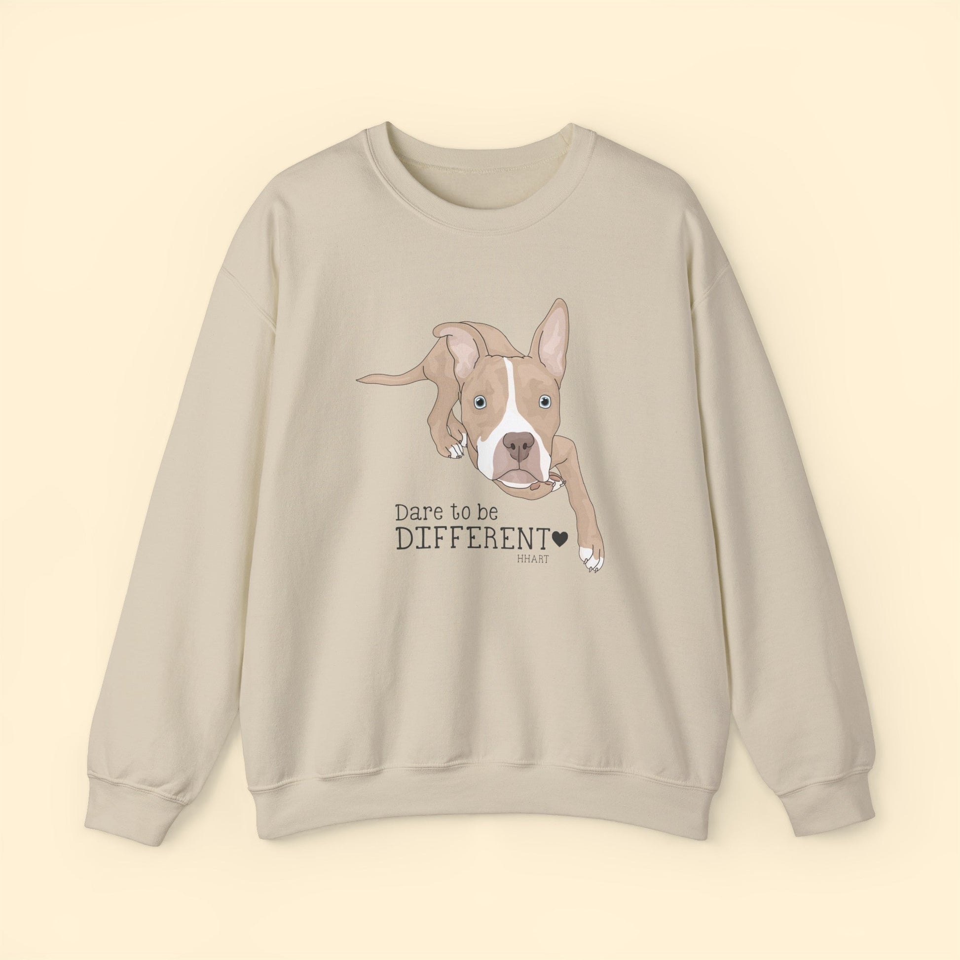 Tater | FUNDRAISER for HHART | Crewneck Sweatshirt - Detezi Designs-93437863932597331604