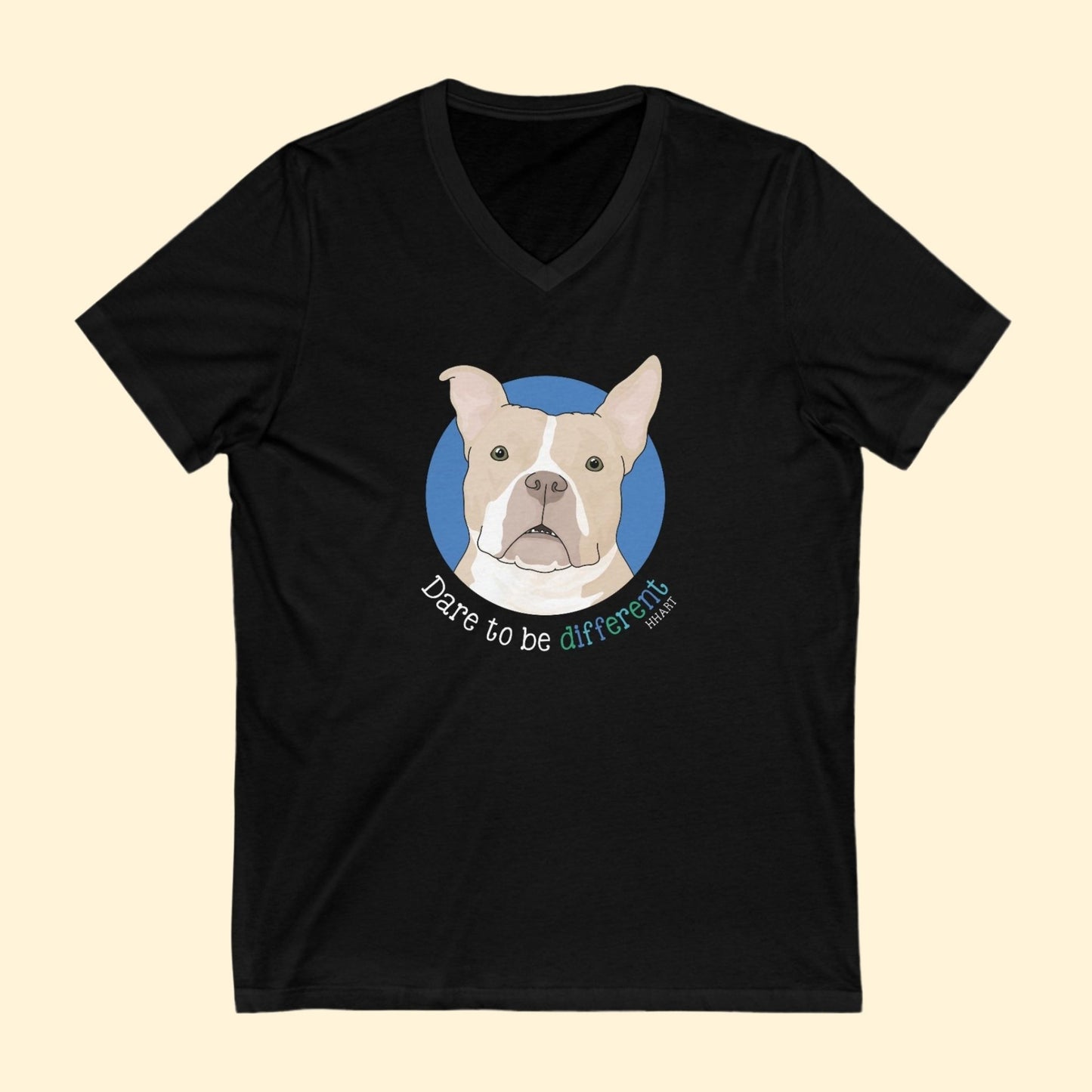 Tater | FUNDRAISER for HHART | Unisex V - Neck Tee - Detezi Designs - 12828692271182735502