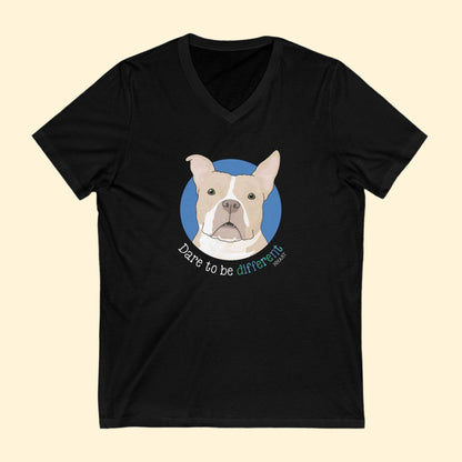 Tater | FUNDRAISER for HHART | Unisex V - Neck Tee - Detezi Designs - 12828692271182735502