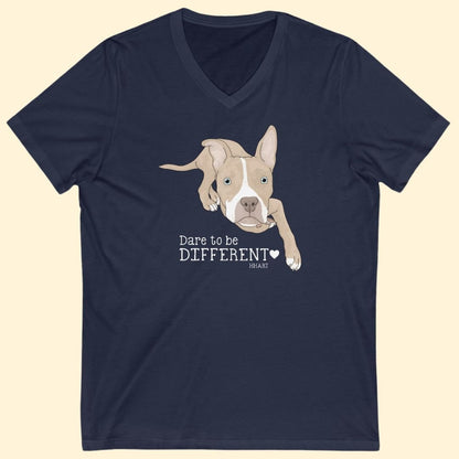 Tater | FUNDRAISER for HHART | Unisex V-Neck Tee - Detezi Designs-13412229759632585604