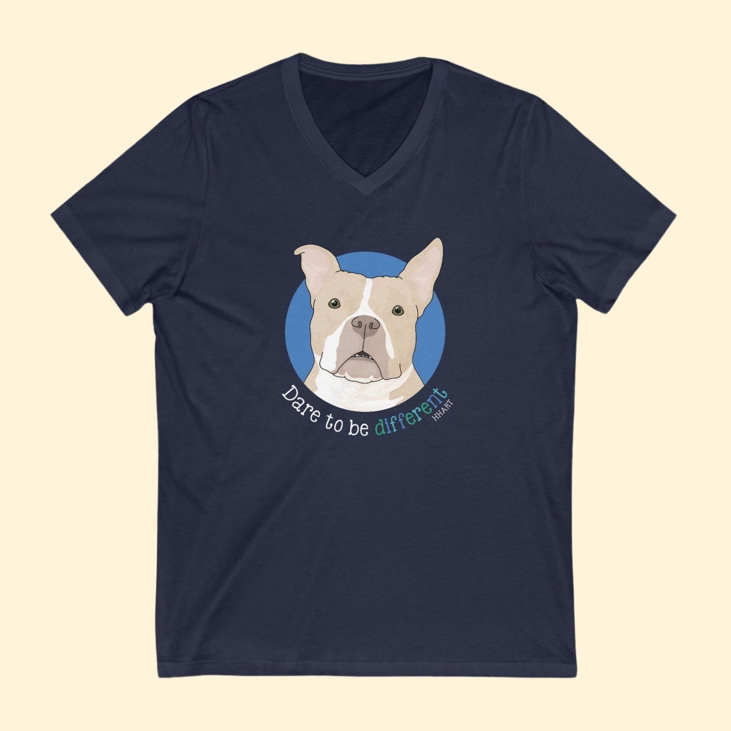 Tater | FUNDRAISER for HHART | Unisex V - Neck Tee - Detezi Designs - 32947109971037940841